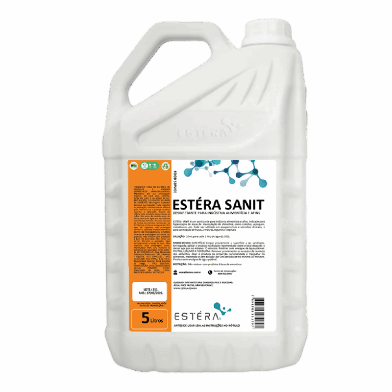 ESTERA SANIT - Sanitizante FLV 5L - Até 1:100