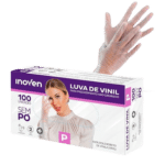 Luva Vinil Inoven sem pó P caixa com 100 unidades - Image 2