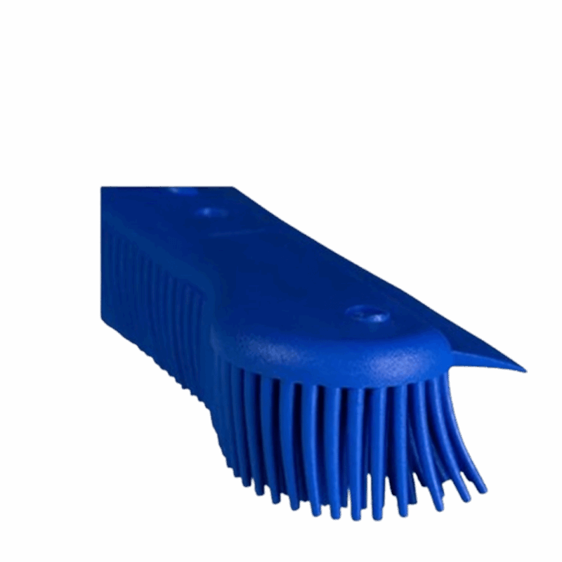 Maxi Rodo 34cm Vassoura Inteligente Silicone 2 Em 1 Sem Cabo Azul Bralimpia Limpeza de Sujidades - Image 3