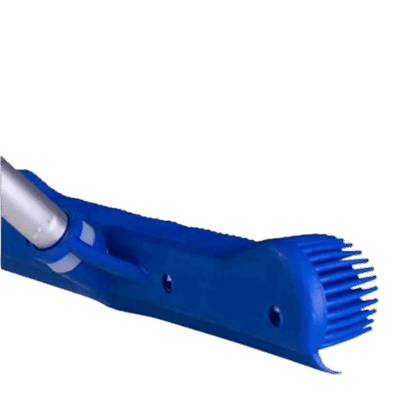 Maxi Rodo 34cm Vassoura Inteligente Silicone 2 Em 1 Sem Cabo Azul Bralimpia Limpeza de Sujidades - Image 2