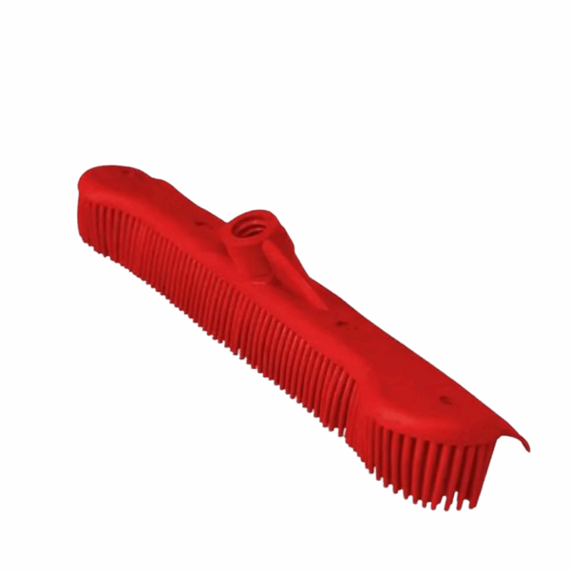 Maxi Rodo 34cm Vassoura Inteligente Silicone 2 Em 1 Sem Cabo Vermelho Bralimpia Limpeza de Sujidades