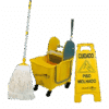 Kit 01 Bralimpia - Balde espremedor + cabo + garra + refil + placa sinalizadora - Bralimpia