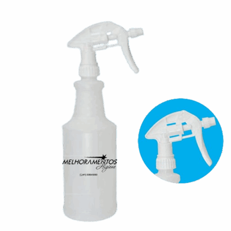 Pulverizador 1 litro Branco Graduado