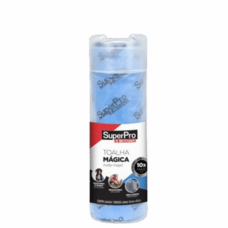 Toalha Esponja Pano Mágico Multiuso PVA Azul SuperPro
