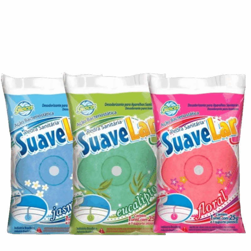 Pedra sanitária suave Lar 25g - Perfumada fragrância SORTIDA - Image 2