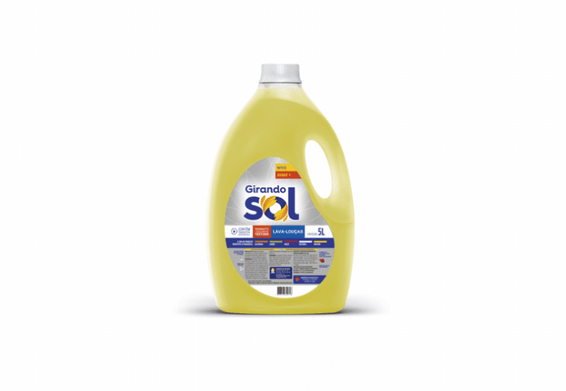 Detergente Lava-louças Neutro Girando Sol 5L