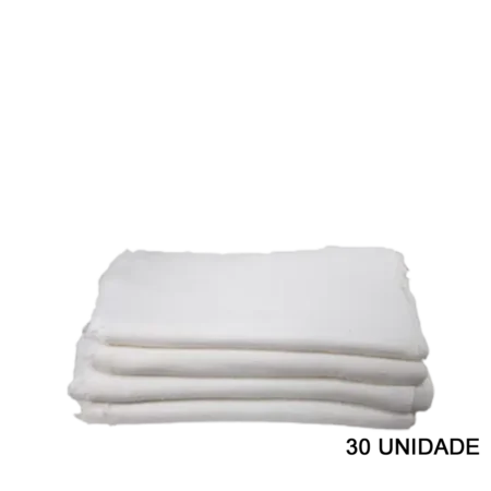Saco Alvejado Flanelado - 42 X62 Cm - Fardo 30 Unidades (pano de chão)
