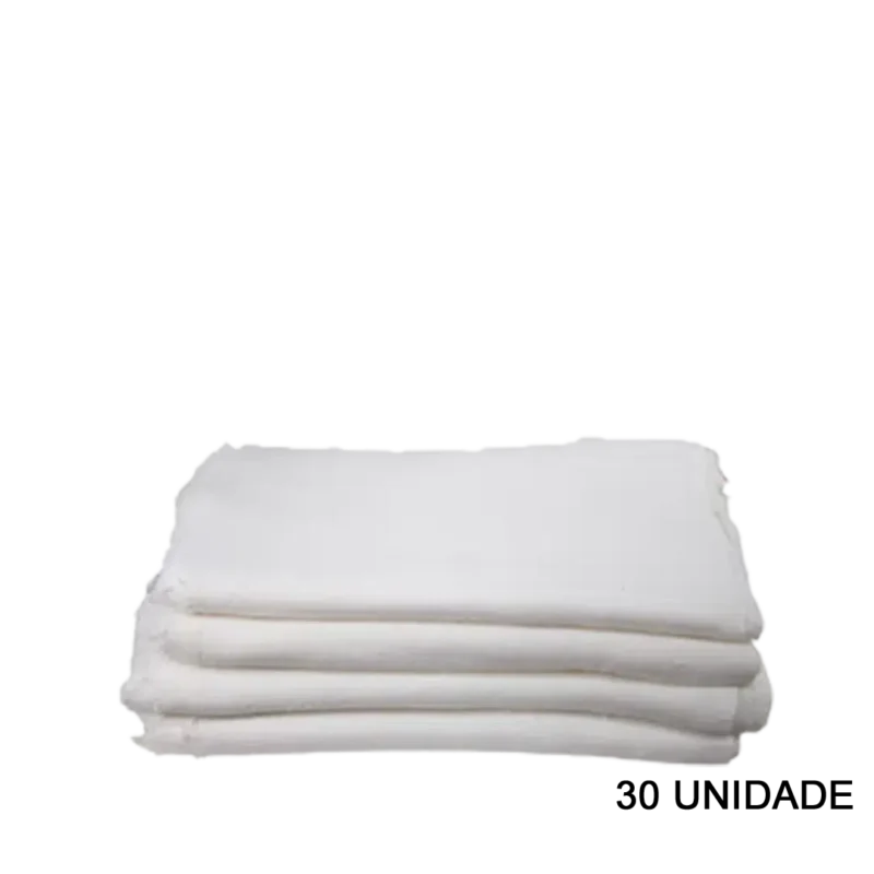 Saco Alvejado Flanelado - 42 X62 Cm - Fardo 30 Unidades (pano de chão)