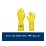 Luva de verniz silver Amarela M - unidade - Image 2