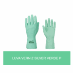 Luva de verniz silver verde P - unidade - Image 2
