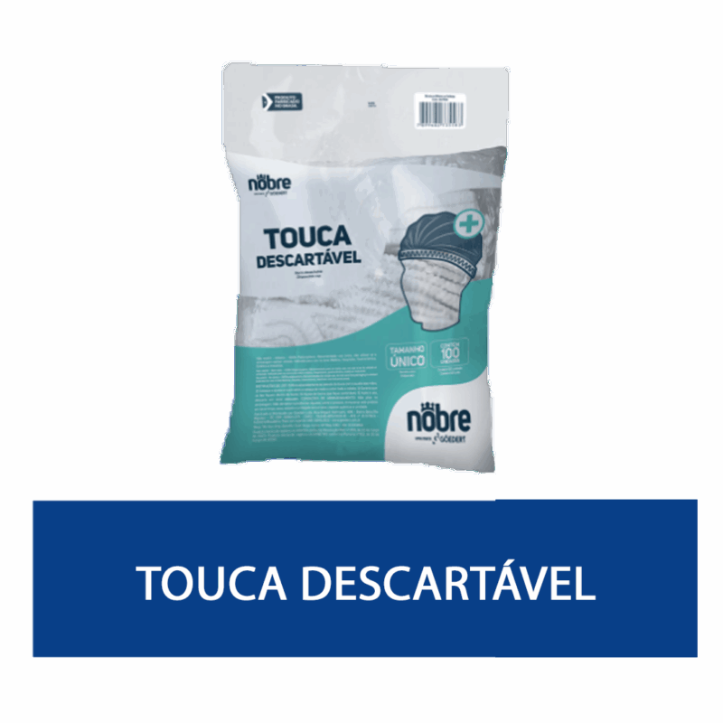 Touca Descartável - Tamanho Unico - c/ 100 Unidades - Nobre - Image 2