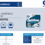 Papel Higiênico Rolo Sublime folha dupla c/ 64 rolos de 30m - Image 2