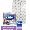 Papel Higiênico Rolo Dualette folha dupla c/ 64 rolos de 30m