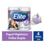 Papel Higiênico Rolo Folha Dupla De 30m Duallete- Pacote Com 4 Rolos - Image 2