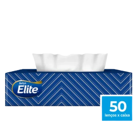 Lenço De Papel Softys - Caixa Com 50 Folhas