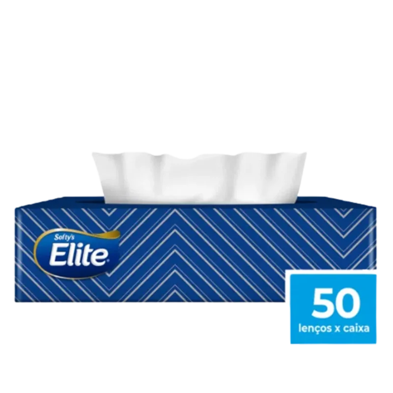 Lenço De Papel Softys - Caixa Com 50 Folhas