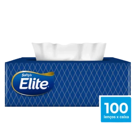 Lenço de papel Softys - Caixa 100 folhas