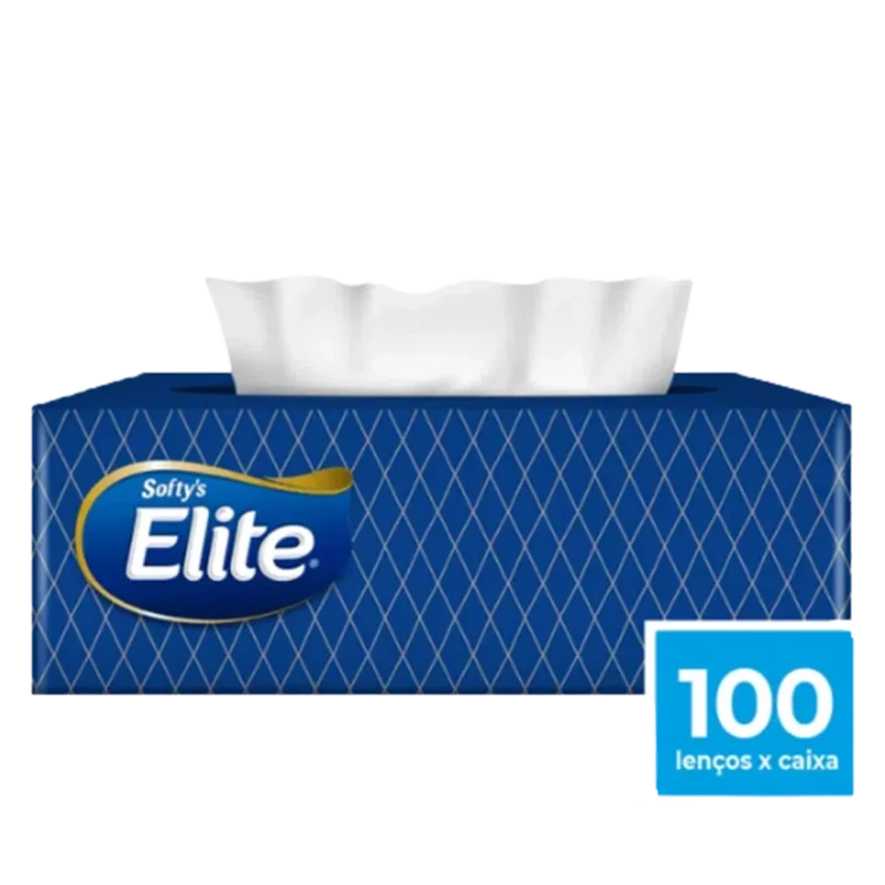 Lenço de papel Softys - Caixa 100 folhas
