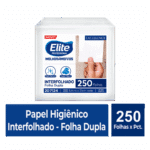 Papel Higiênico Interfolhado Folha Dupla Elite - Pacote Com 250 Folhas - Image 3