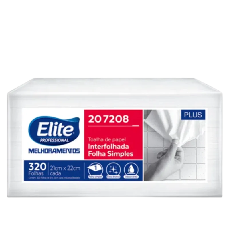 Toalha De Papel Interfolhado Melpaper - Pacote 320 Folhas