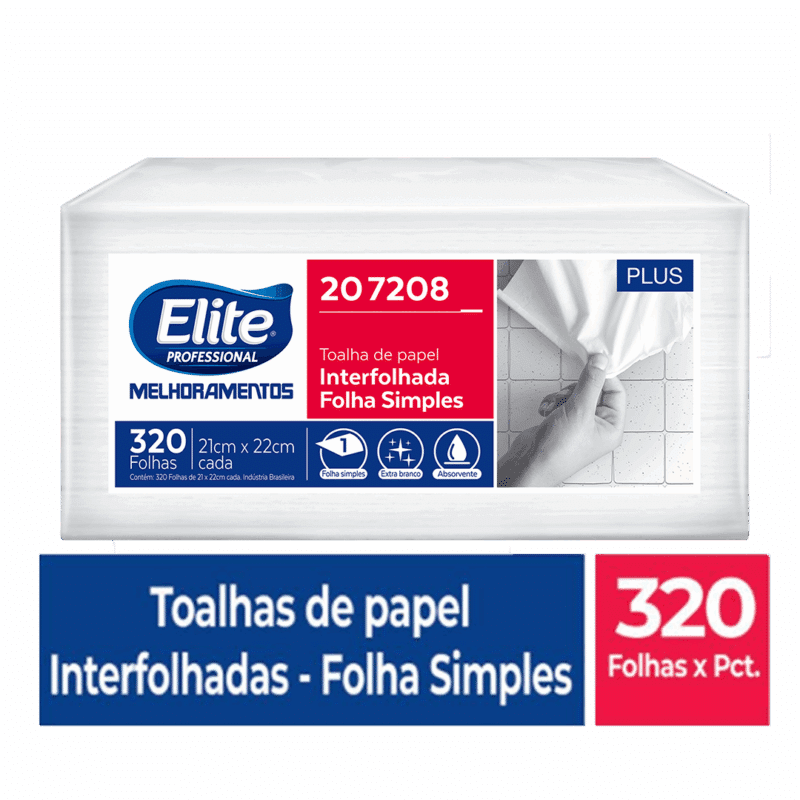 Toalha De Papel Interfolhado Melpaper - Pacote 320 Folhas - Image 3