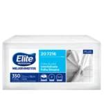 Toalha De Papel Interfolhado Fiesta Folha Simples - Pacote 350 Folhas
