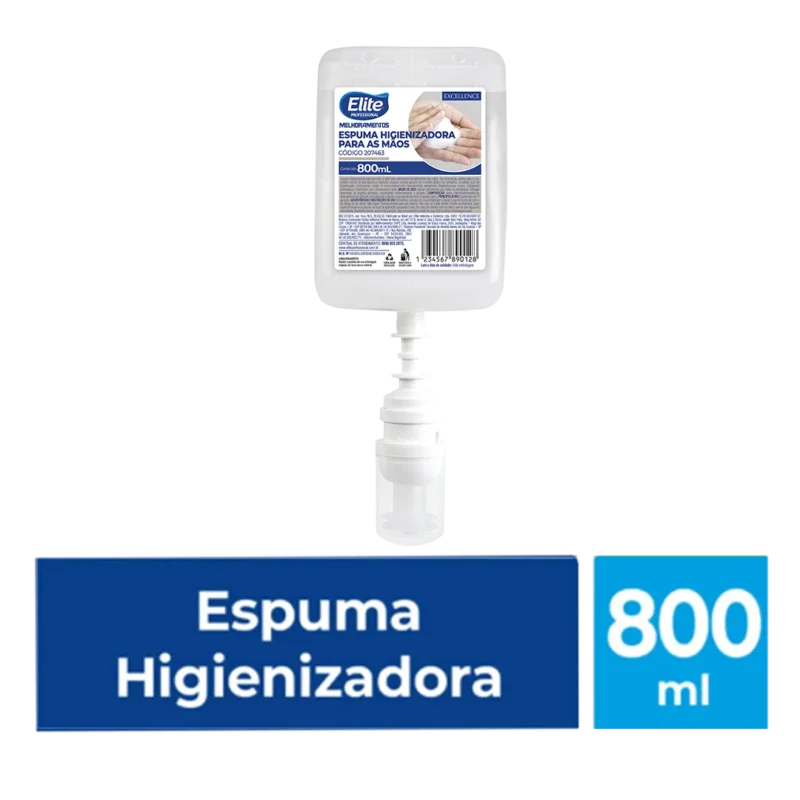 Álcool Espuma Higienizadora de Mãos 800ml - Image 2