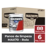 Toalha Papel Rolo Maxwipe Max70 c/ 6 pacotes de 88 folhas