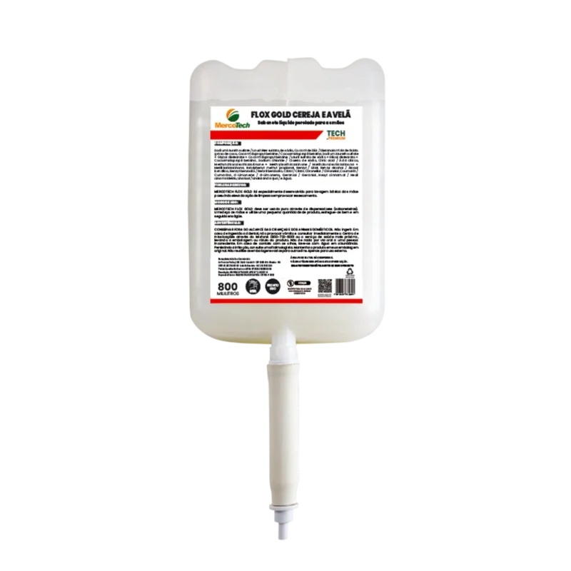 Sabonete líquido Flox Gold Cereja e Avelã 800ml