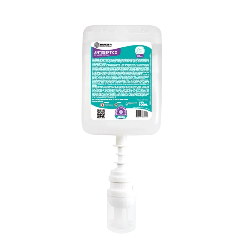 Álcool espuma Bonzer 800ml
