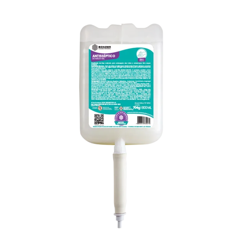 Álcool Gel 70º Antisséptico Bonzer 800 ml