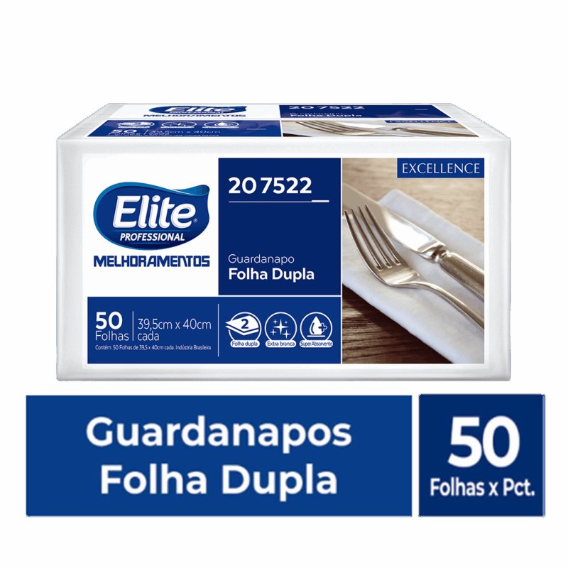 Guardanapo Interfolhado Fiesta Folha Dupla 39X40 - 1 Pacote 50 Folhas - Image 3