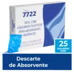Saquinho Para Descarte de Absorvente c/ 12 refis x 25 saquinhos