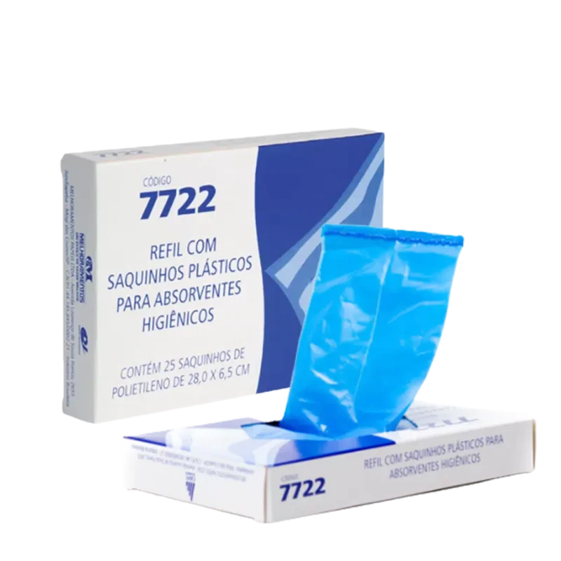 Saquinho Para Descarte de Absorvente C/ 25 Saquinhos