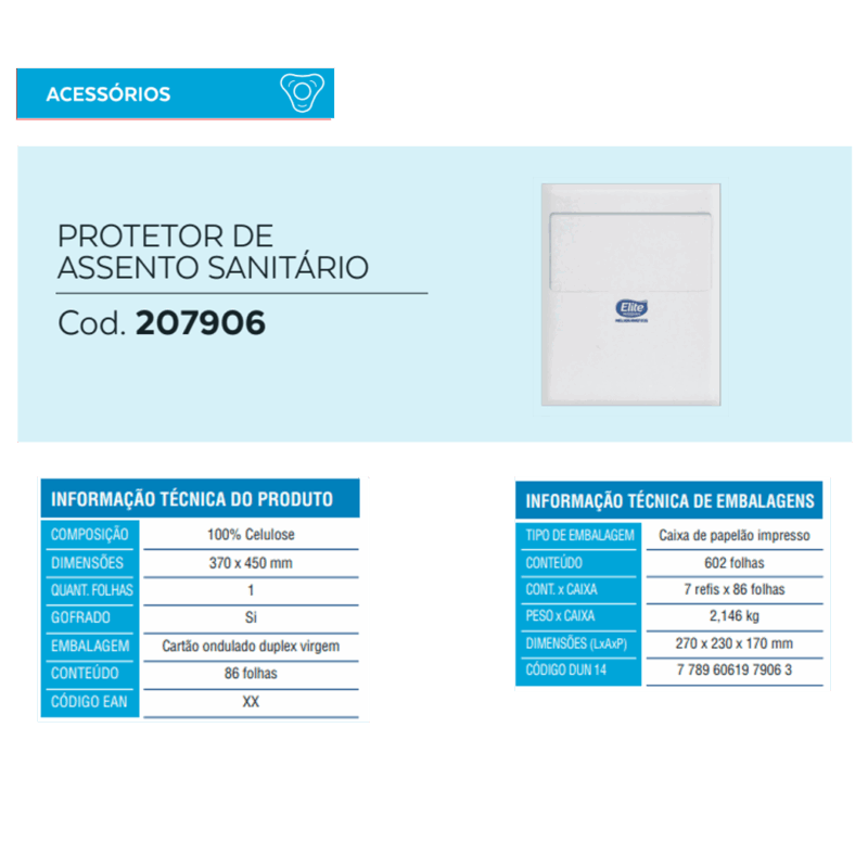 Protetor De Assento Sanitário Melcover cx c/ 7 refis x 86 folhas - Image 3