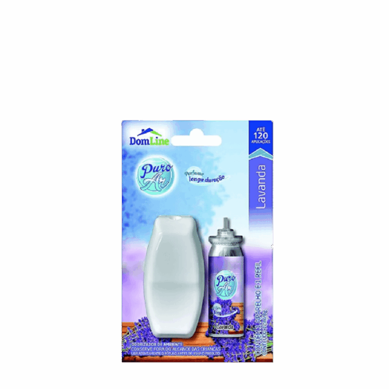 Neutralizador Spray Lavanda Puro Ar Refil+Aplicador - 12ml - DOMLINE