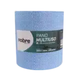 Pano Multiuso Azul Rolo 300 metros Perflex com 600 panos de 28x50cm 35g/m²- NOBRE
