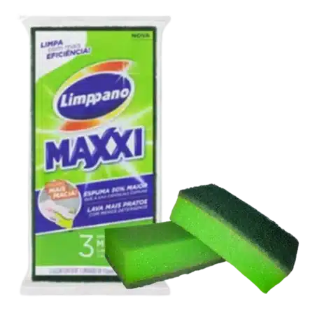 Esponja Verde C/ 3 Un