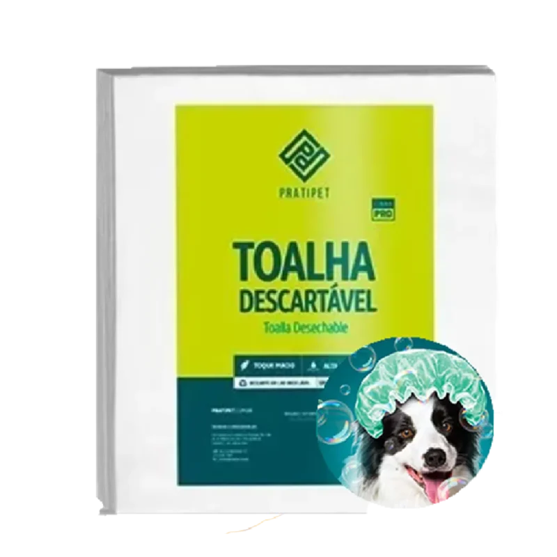 Toalha descartaveis petshop - 60x50 - pacotes com 50 toalhas