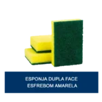 Esponja Dupla Face Esfrebom Amarela c/ 10 Un - Image 2