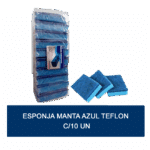 Esponja Manta Azul Teflon C/10 Un - Image 2