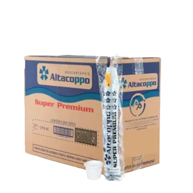 Copo Descartável - 50ml - Branco - c/ 50 pacotes de 100 un