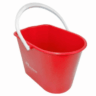 Balde 12 Litros do mopinho com alça vermelho - Bralimpia