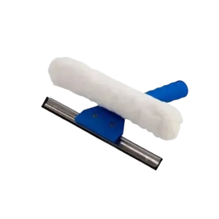 Rodo limpa vidros 15cm - Combinado 2 em 1 sem cabo - Bralimpia