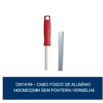 CM14VM - Cabo fosco de alumínio 140cmx22mm sem ponteira vermelha - Bralimpia - Image 2
