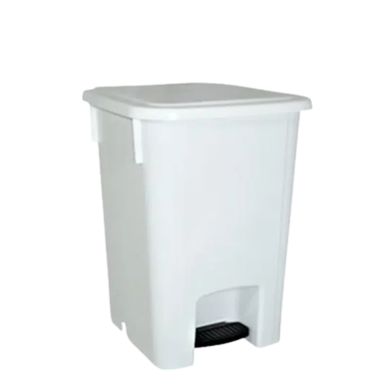CP15BR - Cesto com pedal 15L branco - Bralimpia