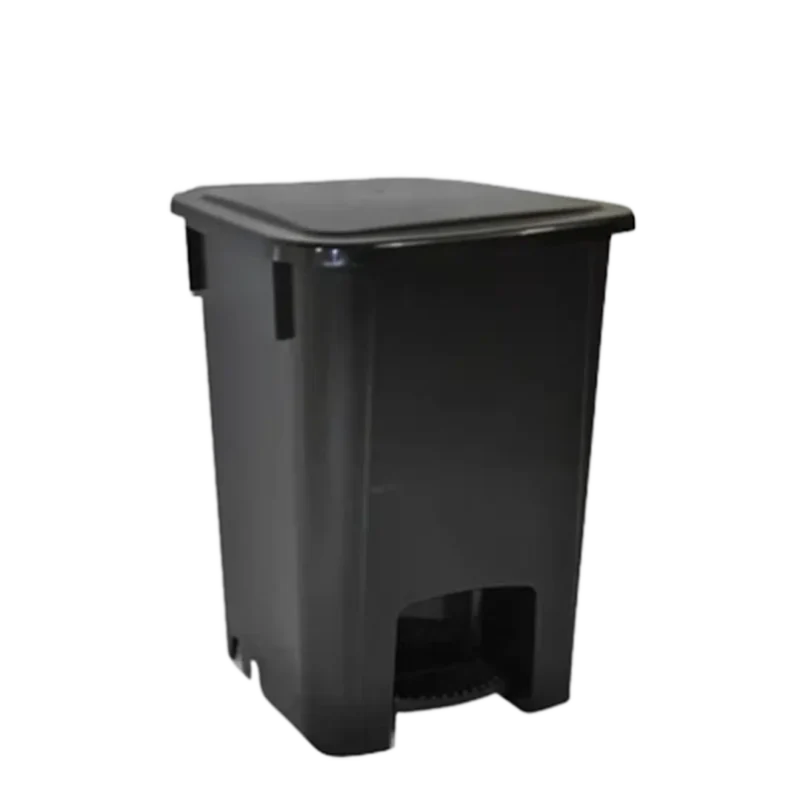 CP15PR - Cesto com pedal 15L preto - Bralimpia