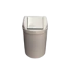 Coletor de lixo 14L com tampa basculante bege - Bralimpia