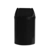 Coletor de lixo 14L com tampa basculante preto - Bralimpia