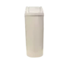 Coletor de lixo 23L sem adesivo tampa basculante branca - Bralimpia